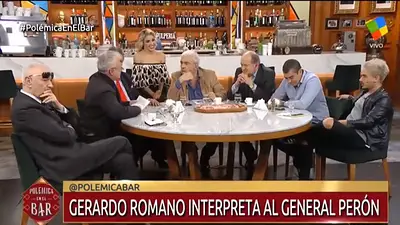 Polémica en el Bar: Gerardo Romano imitó a Perón para criticar a Macri Polémica en el Bar: Gerardo Romano imitó a Perón para criticar a Macri