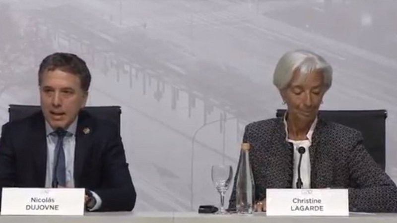 El reto de Lagarde a Dujovne por la inflación: "La meta debe ser cumplida"