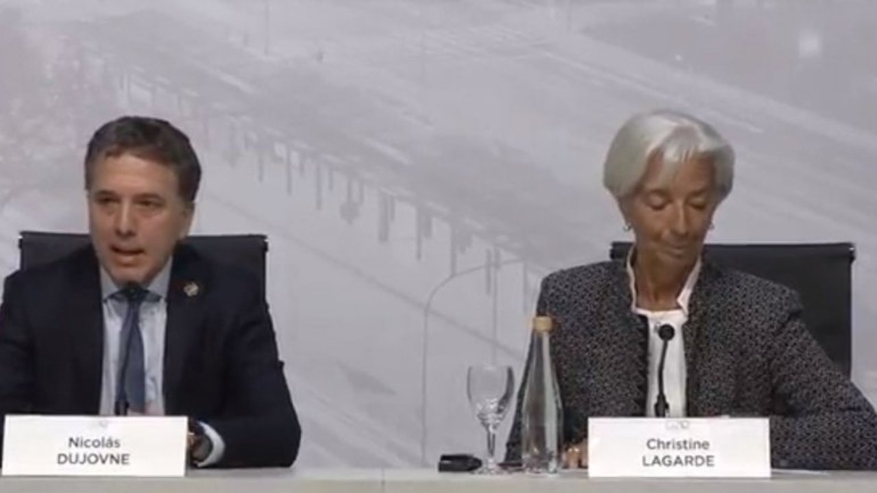 El reto de Lagarde a Dujovne por la inflación: "La meta debe ser cumplida"