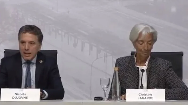 El reto de Lagarde a Dujovne por la inflación: "La meta debe ser cumplida"