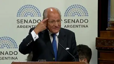 "El SIDA atraviesa la porcelana": el penoso discurso de Albino en el Senado sobre el aborto "El SIDA atraviesa la porcelana": el penoso discurso de Albino en el Senado sobre el aborto
