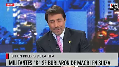 Feinmann atacó a insultos a los militantes que protestaron contra Macri en Suiza: "Tienen mierda en la cabeza" Feinmann atacó a insultos a los militantes que protestaron contra Macri en Suiza: "Tienen mierda en la cabeza"