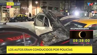 Un policía conducía borracho y provocó un choque múltiple en Almagro Un policía conducía borracho y provocó un choque múltiple en Almagro