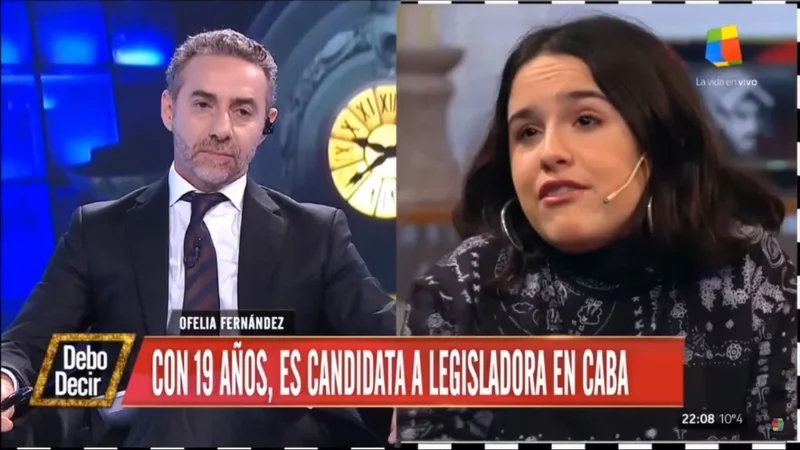 Luis Majul le tuvo que pedir disculpas a Ofelia Fernández al aire por dar una "fake news"