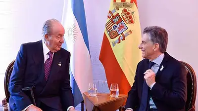 Se cumplen tres años del histórico momento en el que Macri le pidió perdón al Rey de España por la Independencia Se cumplen tres años del histórico momento en el que Macri le pidió perdón al Rey de España por la Independencia