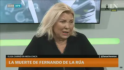 Elecciones 2019: Elisa Carrió atacó a La Cámpora y dijo que tiene "muchas personas adictas" Elecciones 2019: Elisa Carrió atacó a La Cámpora y dijo que tiene "muchas personas adictas"