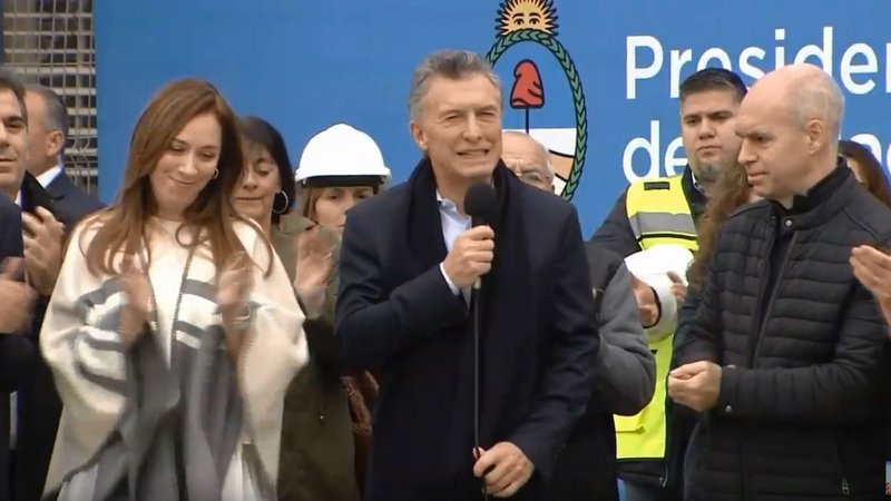 Macri dijo que bajaron la inseguridad con una app de transporte