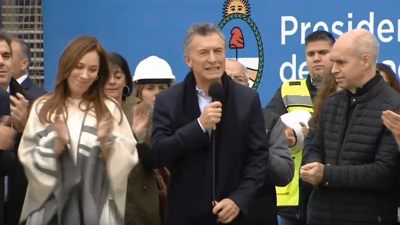 Macri dijo que bajaron la inseguridad con una app de transporte