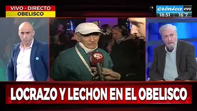 Jubilado humilló a conductor oficialista de Crónica TV Jubilado humilló a conductor oficialista de Crónica TV