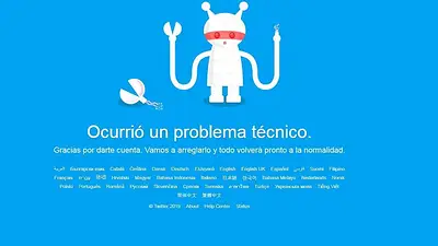 El mensaje de Twitter tras la caída del servicio El mensaje de Twitter tras la caída del servicio