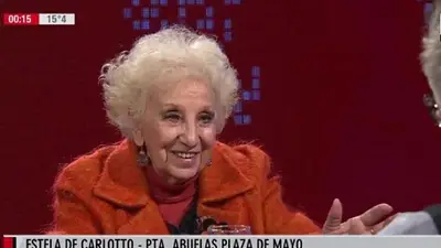 Estela de Carlotto frente a Novaresio: "Macri es una mala persona, no quiere a las Abuelas ni a los pobres" Estela de Carlotto frente a Novaresio: "Macri es una mala persona, no quiere a las Abuelas ni a los pobres"