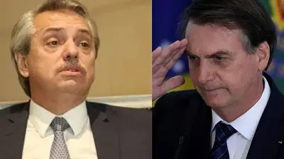 Campaña sucia internacional: Bolsonaro atacó a Alberto Fernández Campaña sucia internacional: Bolsonaro atacó a Alberto Fernández
