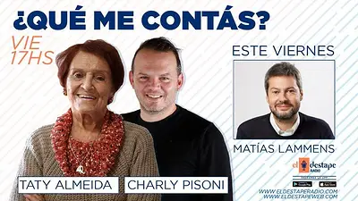 Elecciones 2019: Matías Lammens en El Destape Radio con Taty Almeida Elecciones 2019: Matías Lammens en El Destape Radio con Taty Almeida