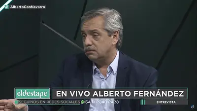 Alberto Fernández: “Estamos bien en las encuestas y Macri está preocupado” Alberto Fernández: “Estamos bien en las encuestas y Macri está preocupado”