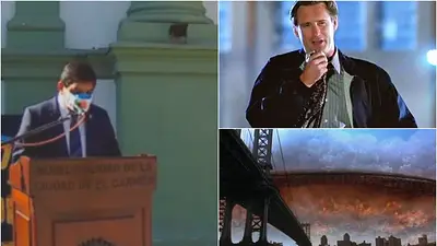 Insólito: un intendente jujeño copió el discurso de la película "Día de la independencia" Insólito: un intendente jujeño copió el discurso de la película "Día de la independencia"