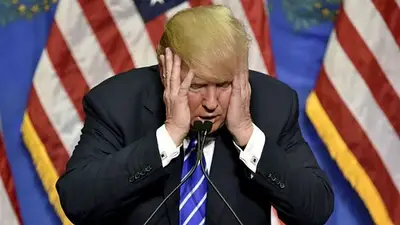 Donald Trump preocupado Donald Trump preocupado