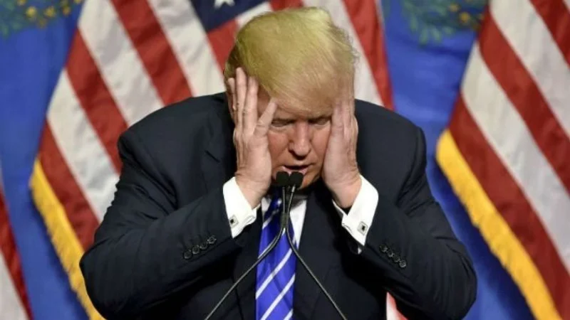 Donald Trump preocupado
