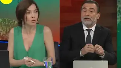 Telefe: los fuertes cruces entre Cristina Pérez y Reynaldo Sietecase en pleno noticiero Telefe: los fuertes cruces entre Cristina Pérez y Reynaldo Sietecase en pleno noticiero
