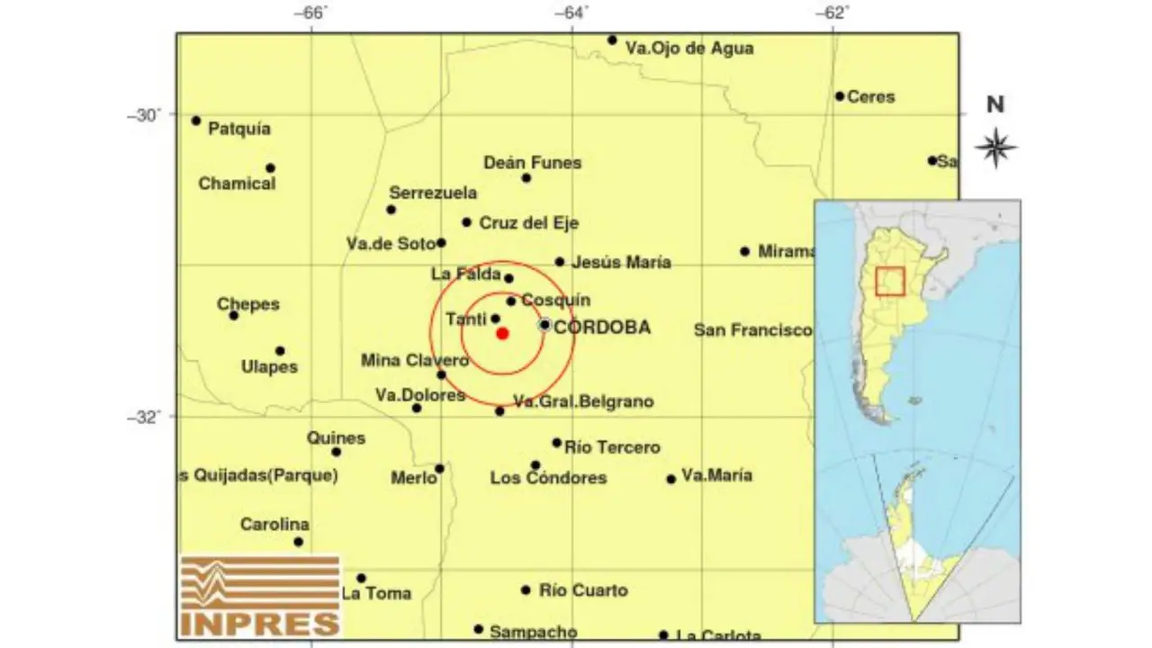 Terremóto en Córdoba: se sintió un temblor en Córdoba y Alta Gracia