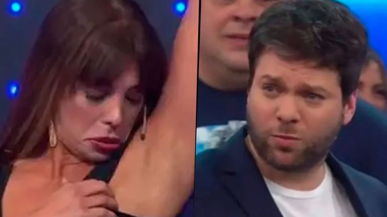 Polémica actitud de Guido Kaczka ante un detalle en la axila de Ximena Capristo