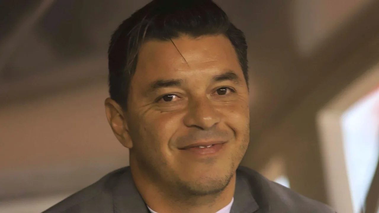 Marcelo Gallardo y Alina Moine