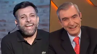 Martín Bossi le declaró su amor a Nelson Castro al aire de Telenoche Martín Bossi le declaró su amor a Nelson Castro al aire de Telenoche