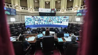 Tras la marcha del PRO, el Gobierno avanza en el Senado con la reforma judicial Tras la marcha del PRO, el Gobierno avanza en el Senado con la reforma judicial