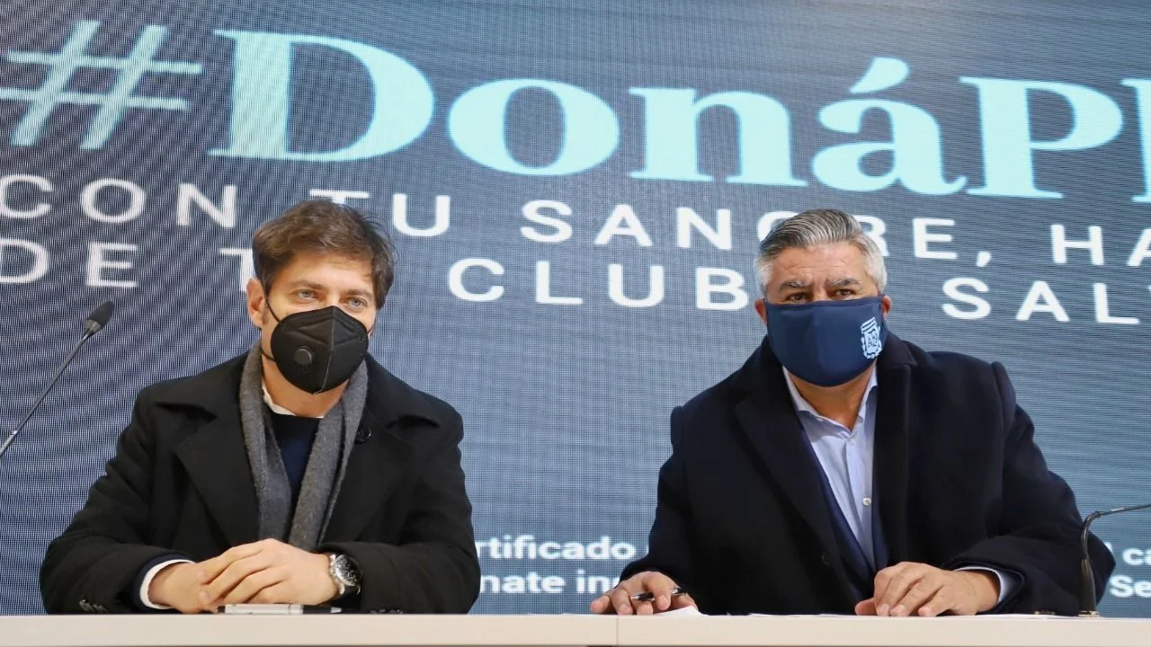 Importante convenio con la AFA para la donación de plasma
