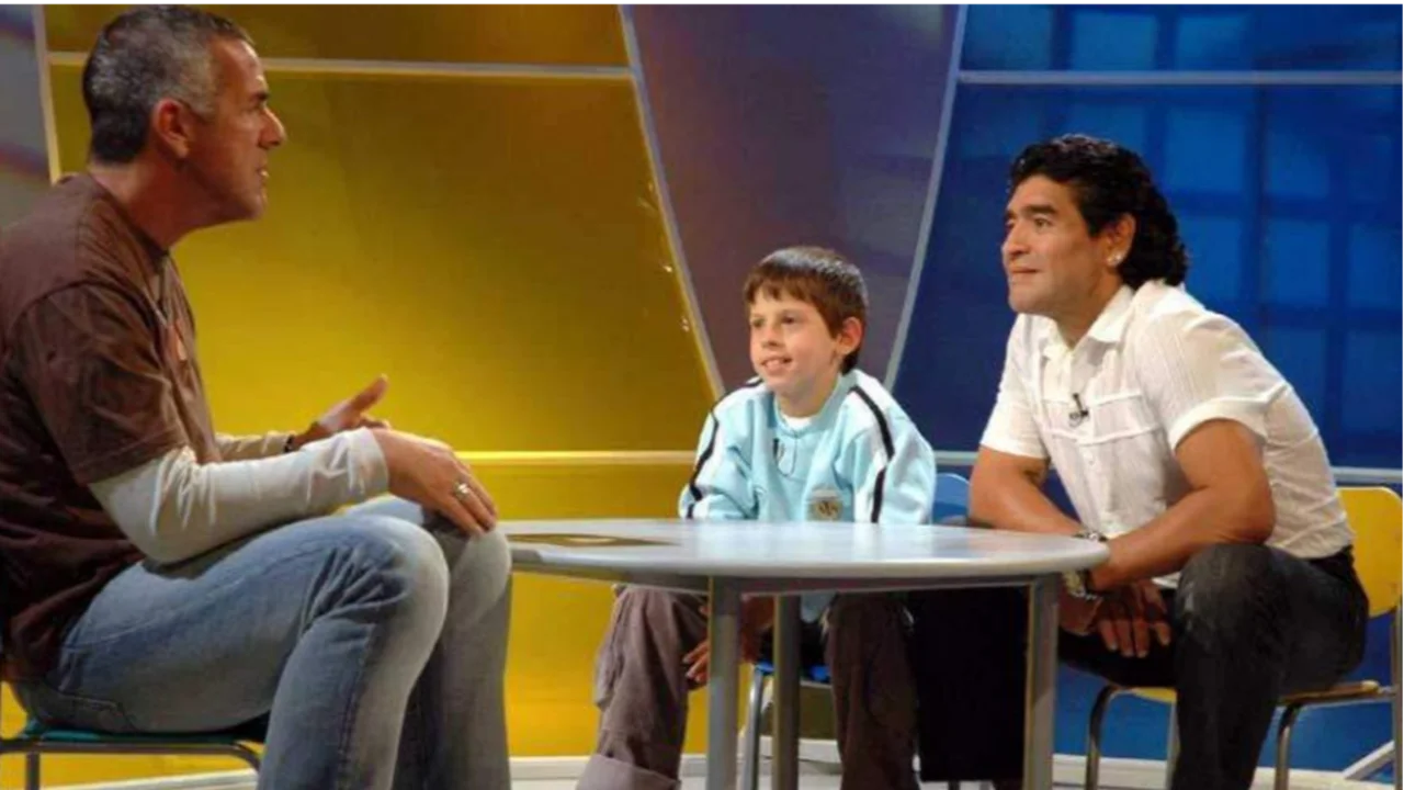 Dady Brieva se reencontró con el chico que lloró al conocer a Diego Maradona