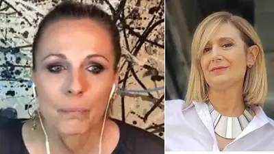 Denise Dumas lloró en vivo por su pelea con Marcela Coronel Denise Dumas lloró en vivo por su pelea con Marcela Coronel