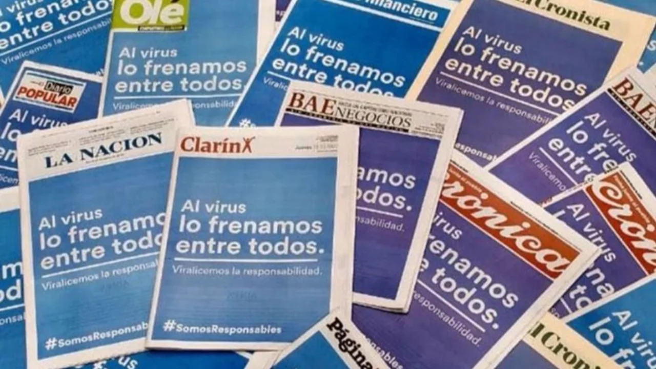 Medios en Argentina: cae la cobertura de noticias acerca del coronavirus
