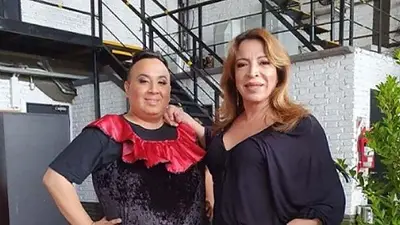 La emoción de Lizy Tagliani al compartir una foto retro con La Floppy La emoción de Lizy Tagliani al compartir una foto retro con La Floppy