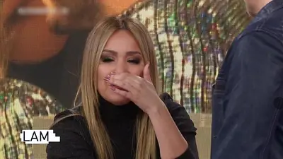 Karina La Princesita llorando. Karina La Princesita llorando.