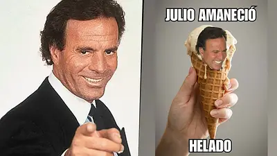 Los memes de julio, con Julio Iglesias Los memes de julio, con Julio Iglesias