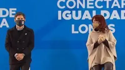 Axel Kicillof y Cristina Fernández de Kirchner Axel Kicillof y Cristina Fernández de Kirchner