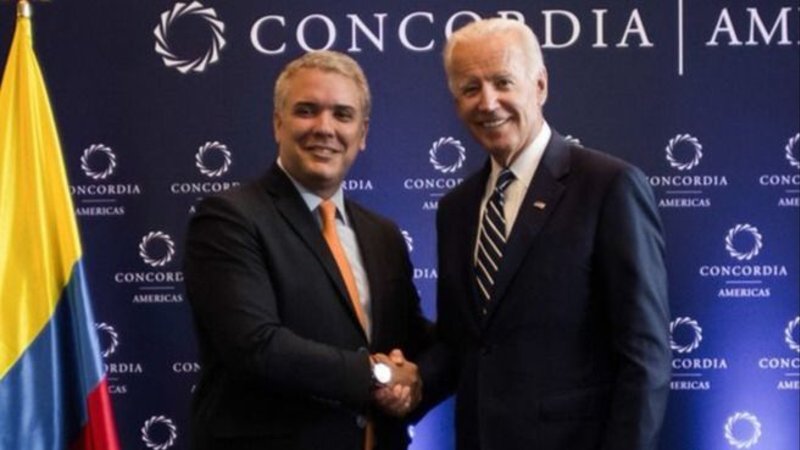 ivan duque, joe biden, estados unidos, colombia