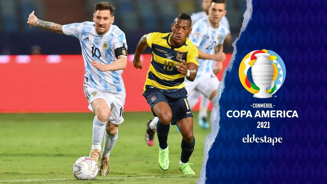 Argentina goleó a Ecuador y es la cuarta semifinalista de la Copa América