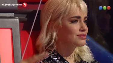 Lali Espósito desconsolada en La Voz: “No saben la emoción que es”