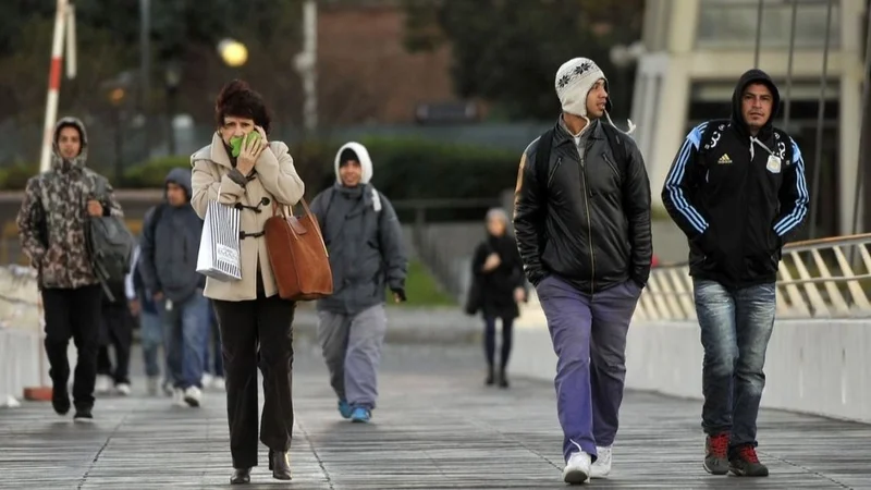 Clima frío en Buenos Aires y alrededores.