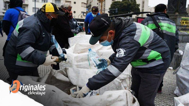 Miles de cartoneros se movilizarán al Congreso para impulsar la Ley de Envases