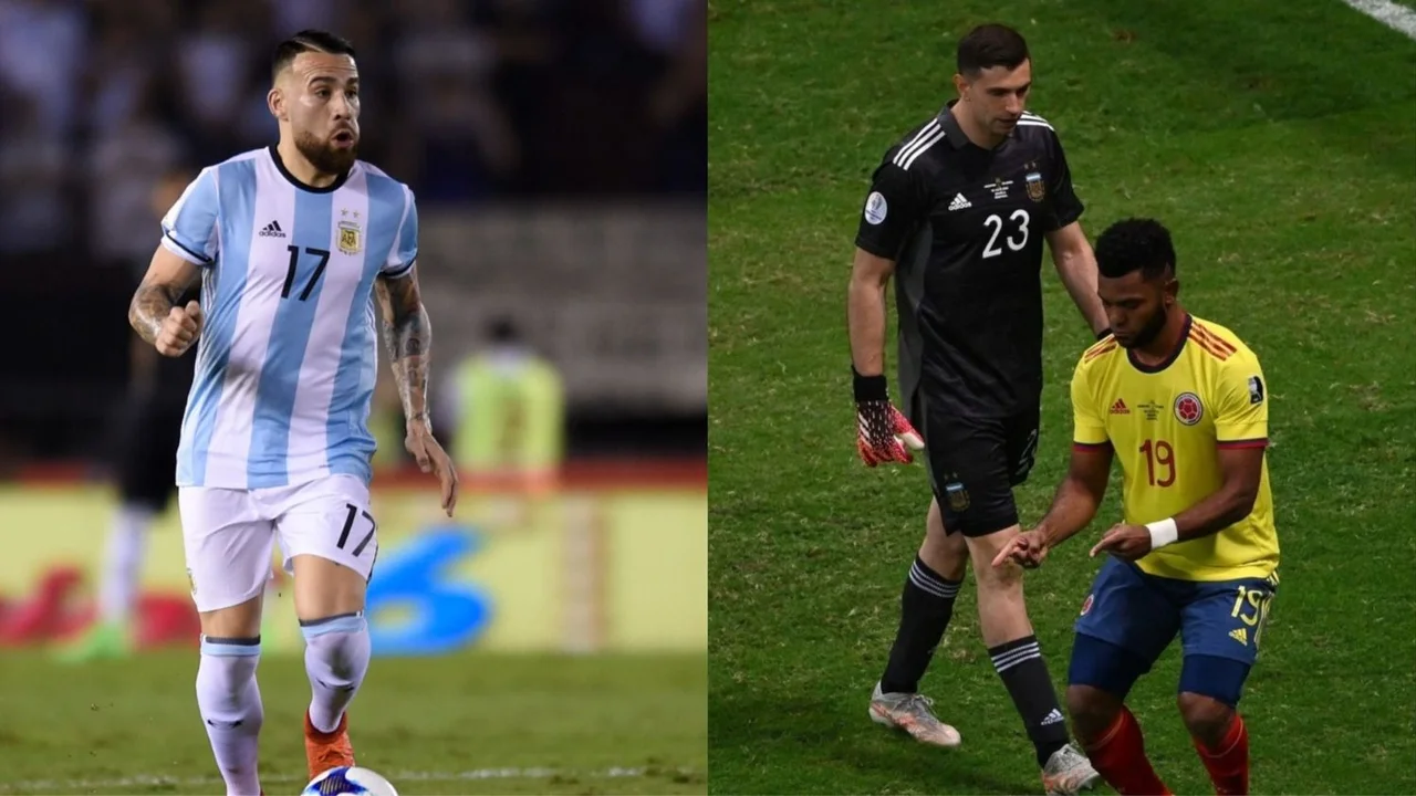 Video viral, Nicolás Otamendi, Miguel Borja, Selección Argentina, Copa América 2021, Colombia