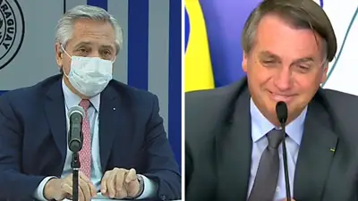Copa América 2021: Bolsonaro provocó a Alberto y pronosticó que Brasil gana "5 a 0" Copa América 2021: Bolsonaro provocó a Alberto y pronosticó que Brasil gana "5 a 0"