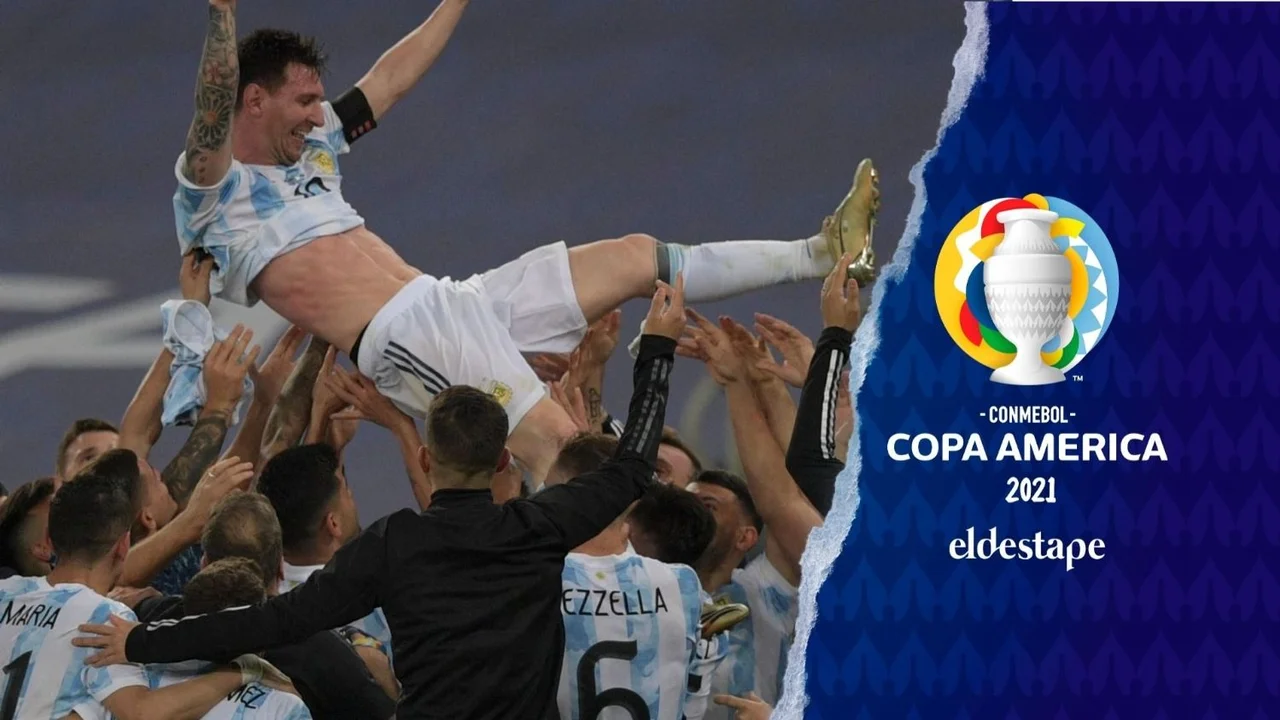 Copa América 2021: el llanto, la emoción y la alegría de Messi con un festejo en grupo