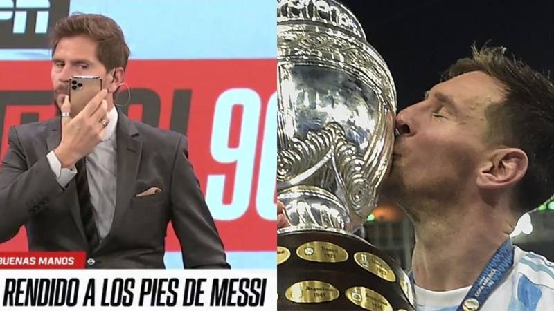 Lionel Messi, Sebastián Vignolo, Selección Argentina, fútbol, Copa América 2021