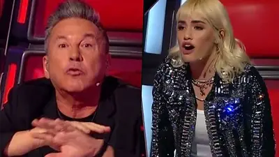 Ricardo Montaner y Lali en La Voz Argentina Ricardo Montaner y Lali en La Voz Argentina