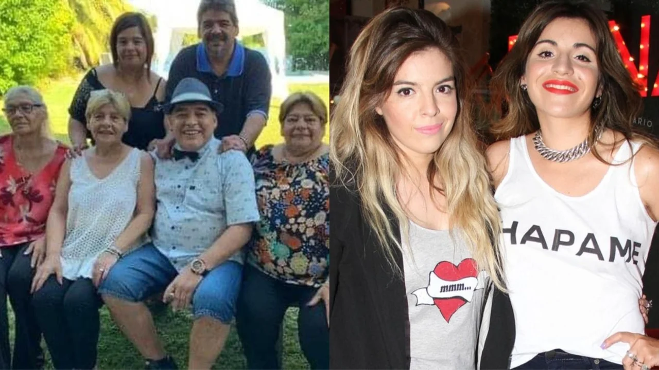 Diego Maradona, Dalma Maradona, Gianinna Maradona, televisión