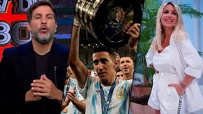 Flor Peña, Ángel Di María, Toti Pasman Flor Peña, Ángel Di María, Toti Pasman
