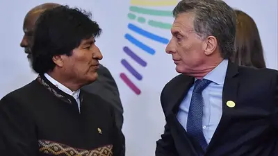 Evo Morales: "Si las armas eran para proteger la embajada, ¿por qué agradecen las FF.AA.?" Evo Morales: "Si las armas eran para proteger la embajada, ¿por qué agradecen las FF.AA.?"