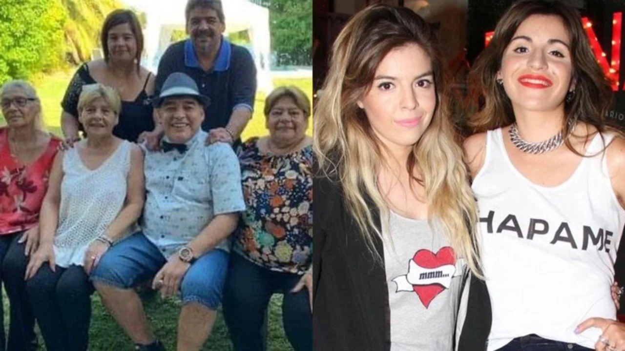 Dalma Maradona Diego Maradona tías