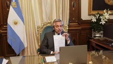 El informe que muestra el Presidente con argumentos contrarios a la carta de CFK